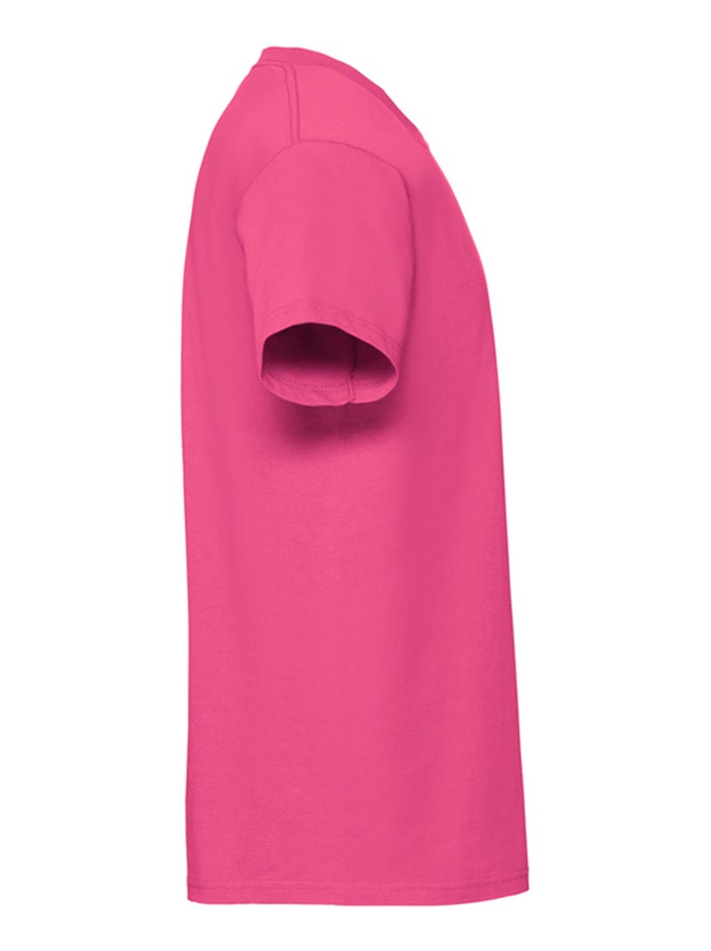 Fruit of the Loom - T-shirt ICONIC Rose fushia - Kiabi