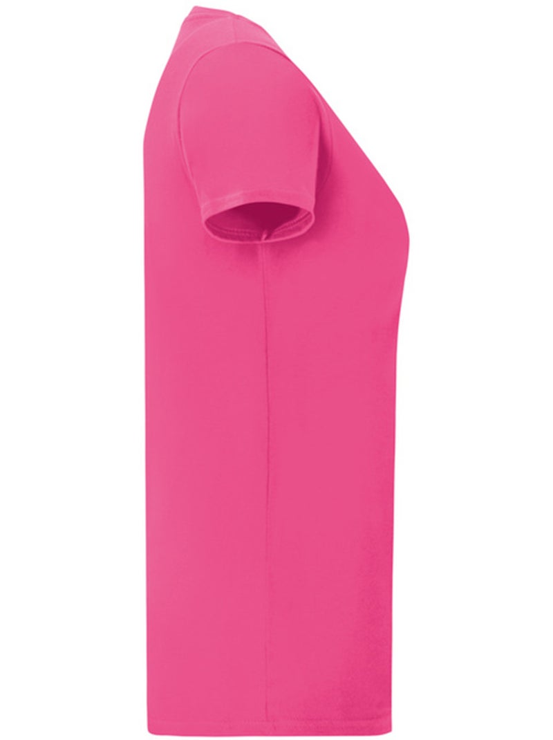 Fruit of the Loom - T-shirt ICONIC Rose fushia - Kiabi
