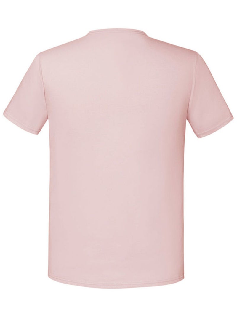 Fruit of the Loom - T-shirt ICONIC Rose pâle - Kiabi