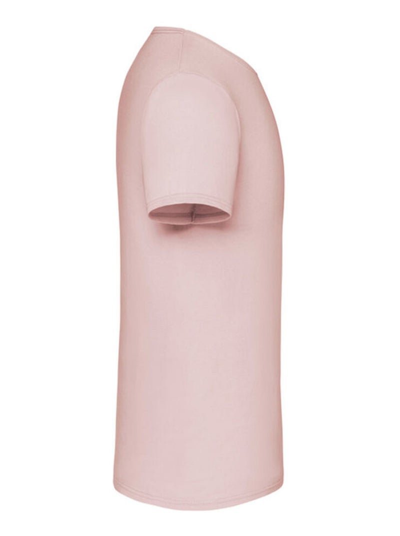 Fruit of the Loom - T-shirt ICONIC Rose pâle - Kiabi