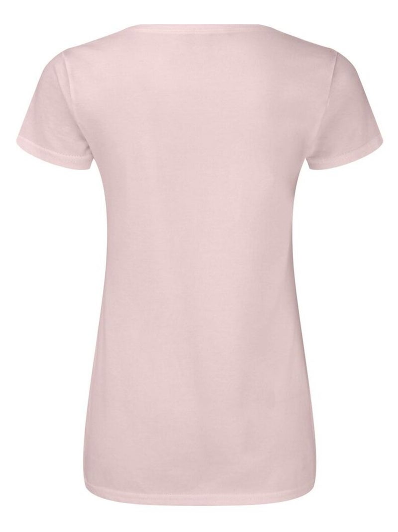 Fruit of the Loom - T-shirt ICONIC Rose pâle - Kiabi