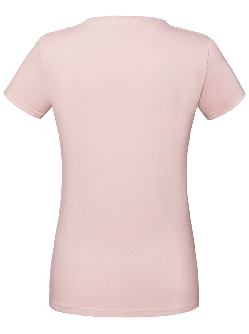 Fruit of the Loom - T-shirt ICONIC Rose pâle - Kiabi