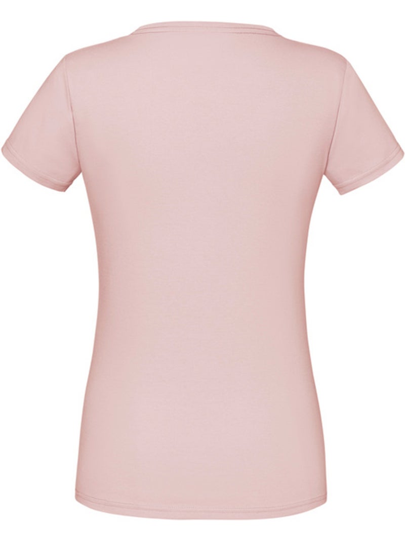 Fruit of the Loom - T-shirt ICONIC Rose pâle - Kiabi