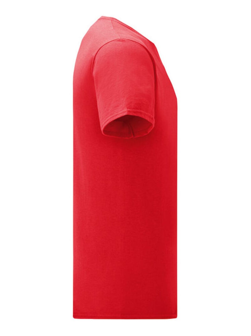 Fruit of the Loom - T-shirt ICONIC Rouge - Kiabi