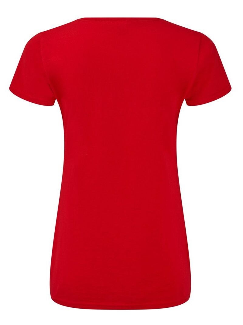 Fruit of the Loom - T-shirt ICONIC Rouge - Kiabi
