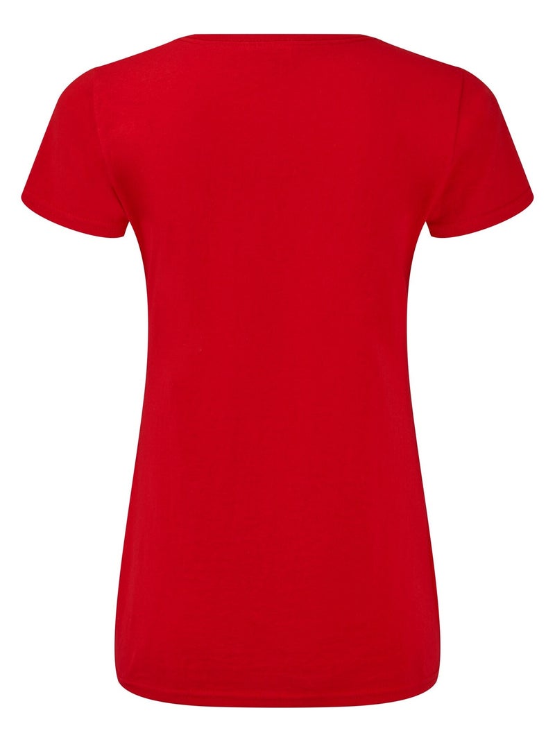 Fruit of the Loom - T-shirt ICONIC Rouge - Kiabi