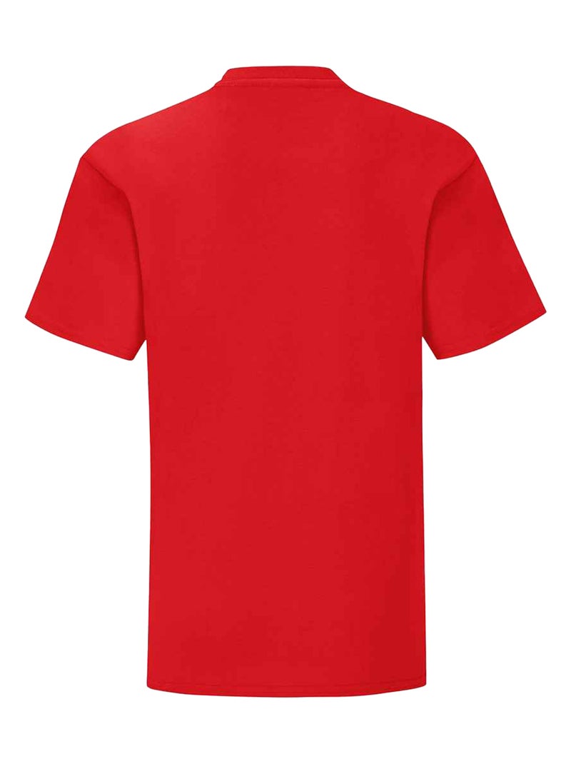 Fruit of the Loom - T-shirt ICONIC Rouge - Kiabi