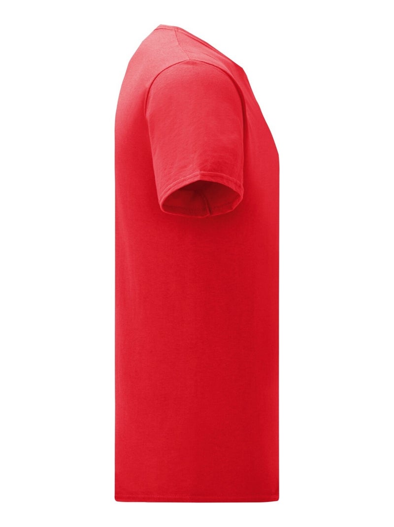 Fruit of the Loom - T-shirt ICONIC Rouge - Kiabi