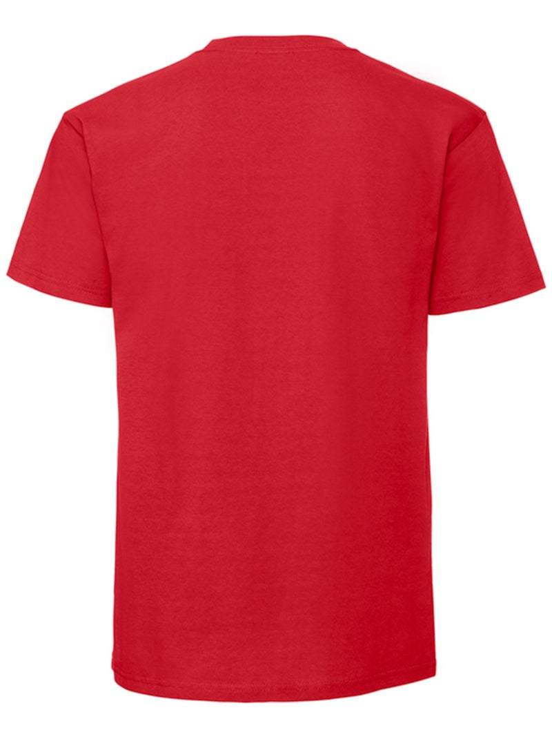 Fruit of the Loom - T-shirt ICONIC Rouge - Kiabi