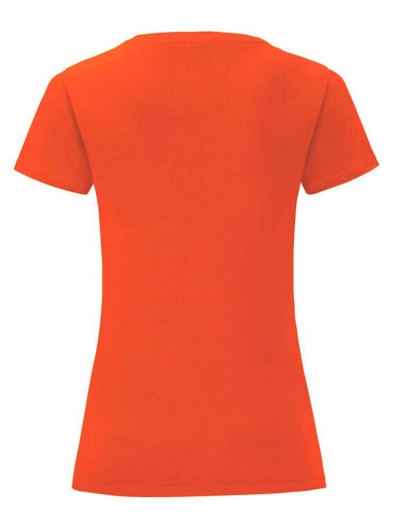 Fruit of the Loom - T-shirt ICONIC Rouge tomate - Kiabi