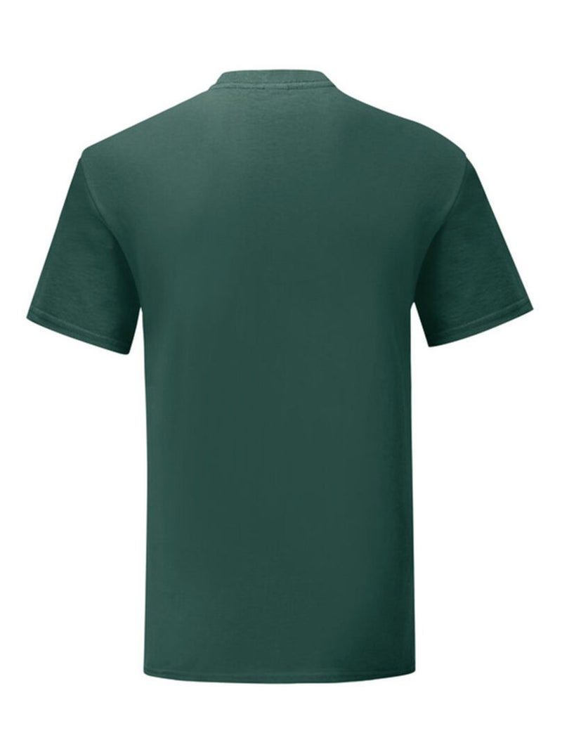 Fruit of the Loom - T-shirt ICONIC Vert forêt - Kiabi