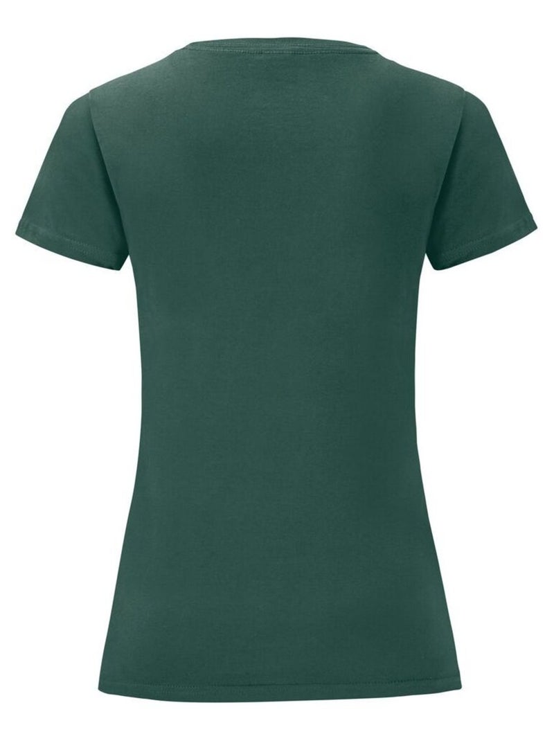 Fruit of the Loom - T-shirt ICONIC Vert forêt - Kiabi