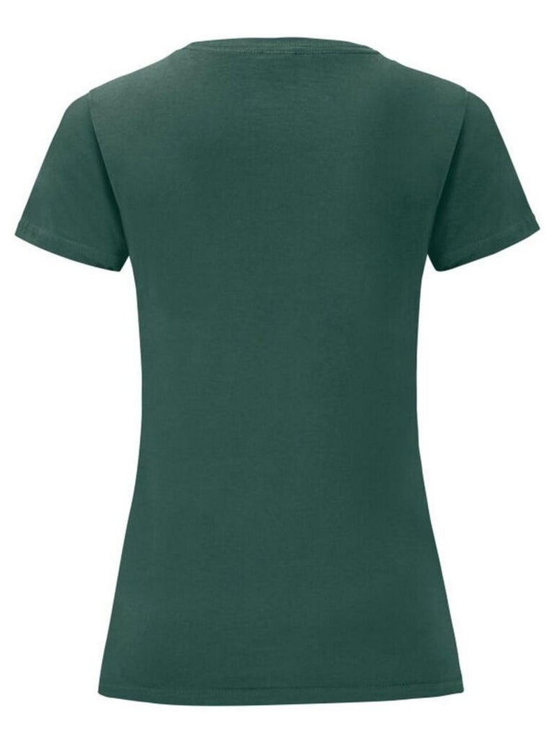 Fruit of the Loom - T-shirt ICONIC Vert forêt - Kiabi