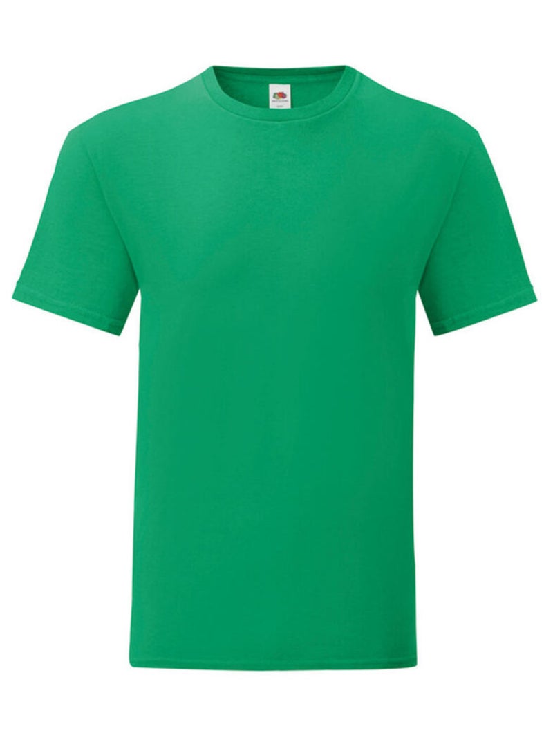 Fruit of the Loom - T-shirt ICONIC Vert jade - Kiabi