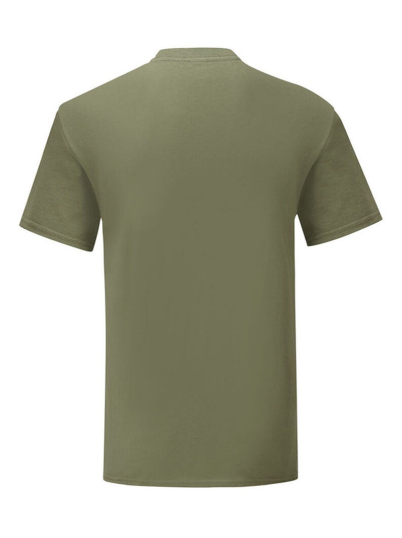 Fruit of the Loom - T-shirt ICONIC Vert olive - Kiabi