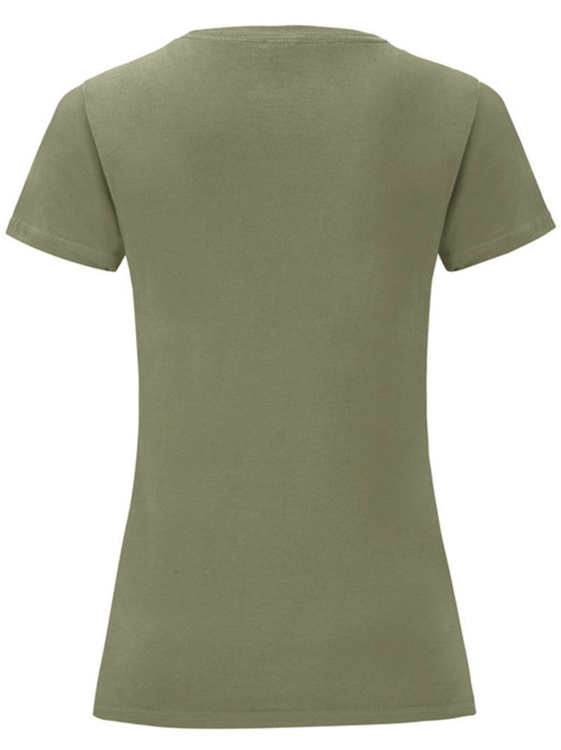 Fruit of the Loom - T-shirt ICONIC Vert olive - Kiabi