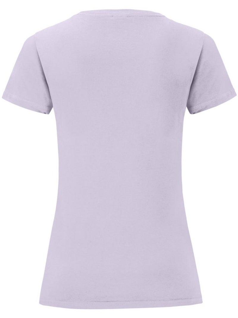 Fruit of the Loom - T-shirt ICONIC Violet clair - Kiabi