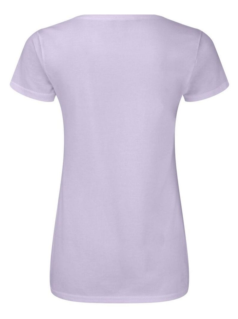 Fruit of the Loom - T-shirt ICONIC Violet clair - Kiabi