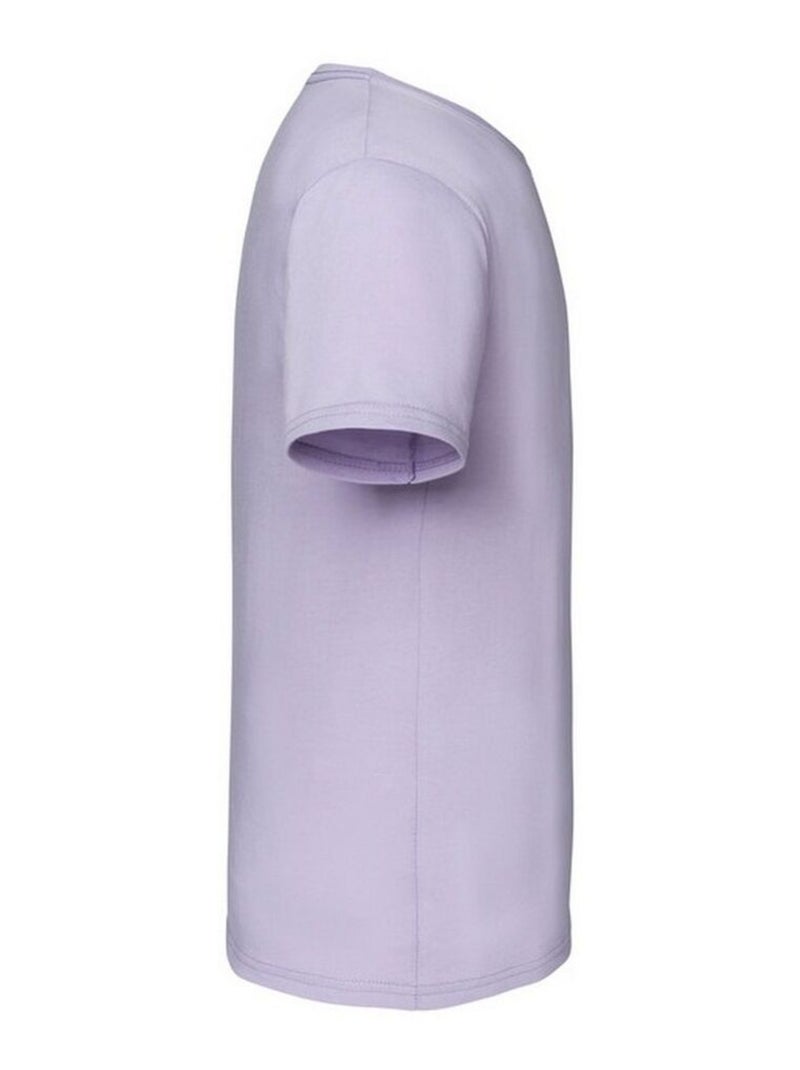 Fruit of the Loom - T-shirt ICONIC Violet clair - Kiabi