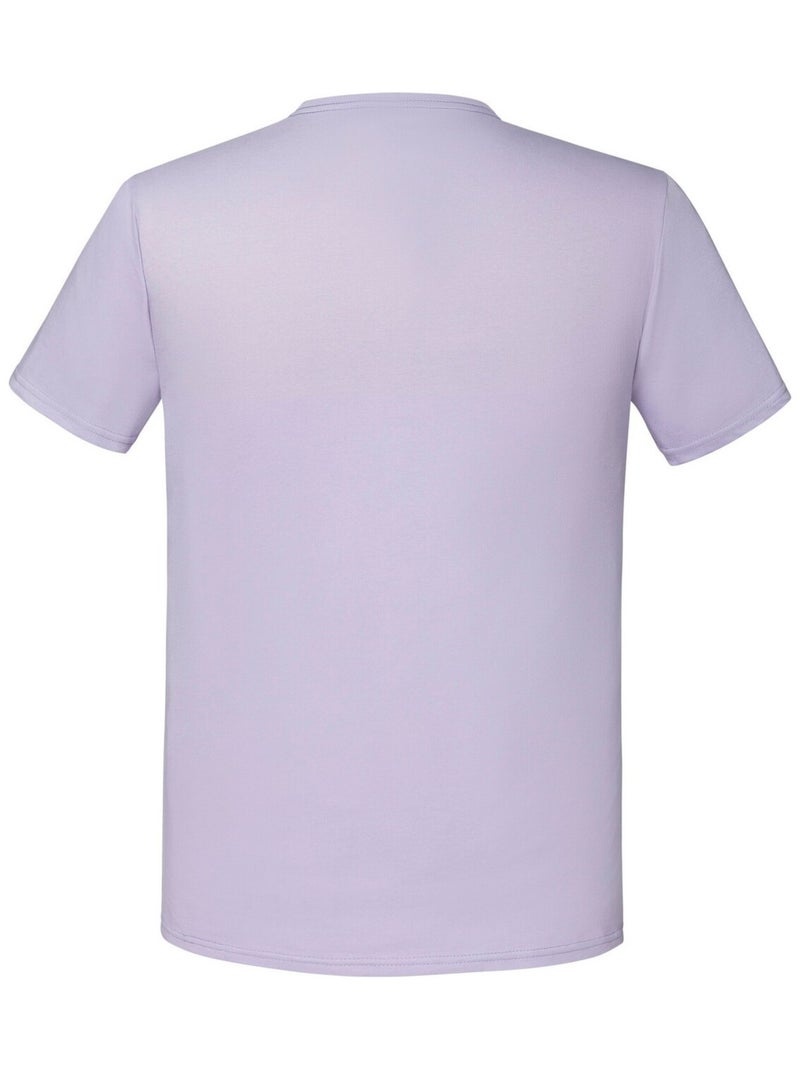 Fruit of the Loom - T-shirt ICONIC Violet clair - Kiabi