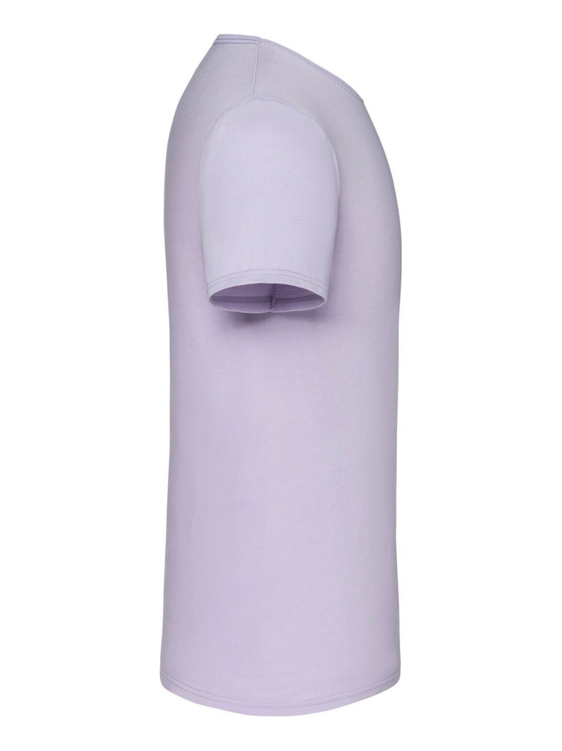 Fruit of the Loom - T-shirt ICONIC Violet clair - Kiabi