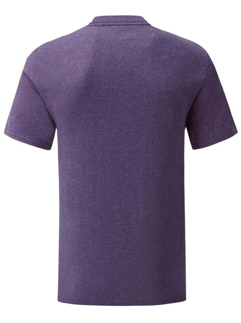 Fruit of the Loom - T-shirt ICONIC Violet foncé - Kiabi