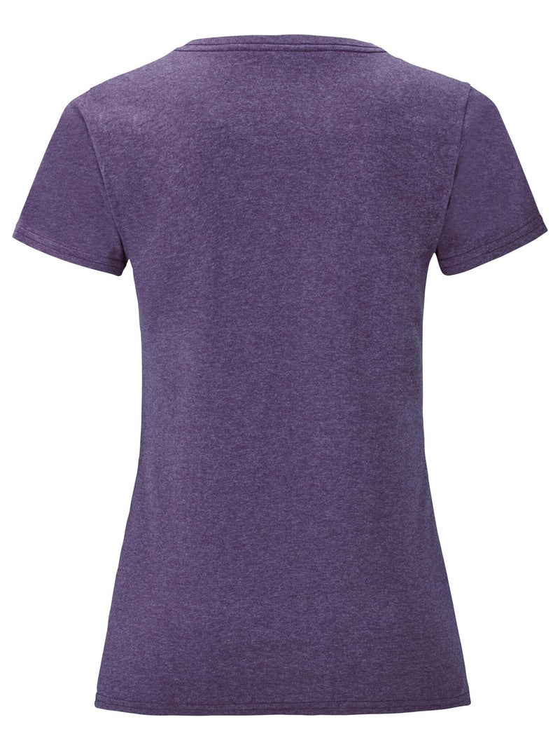 Fruit of the Loom - T-shirt ICONIC Violet foncé - Kiabi