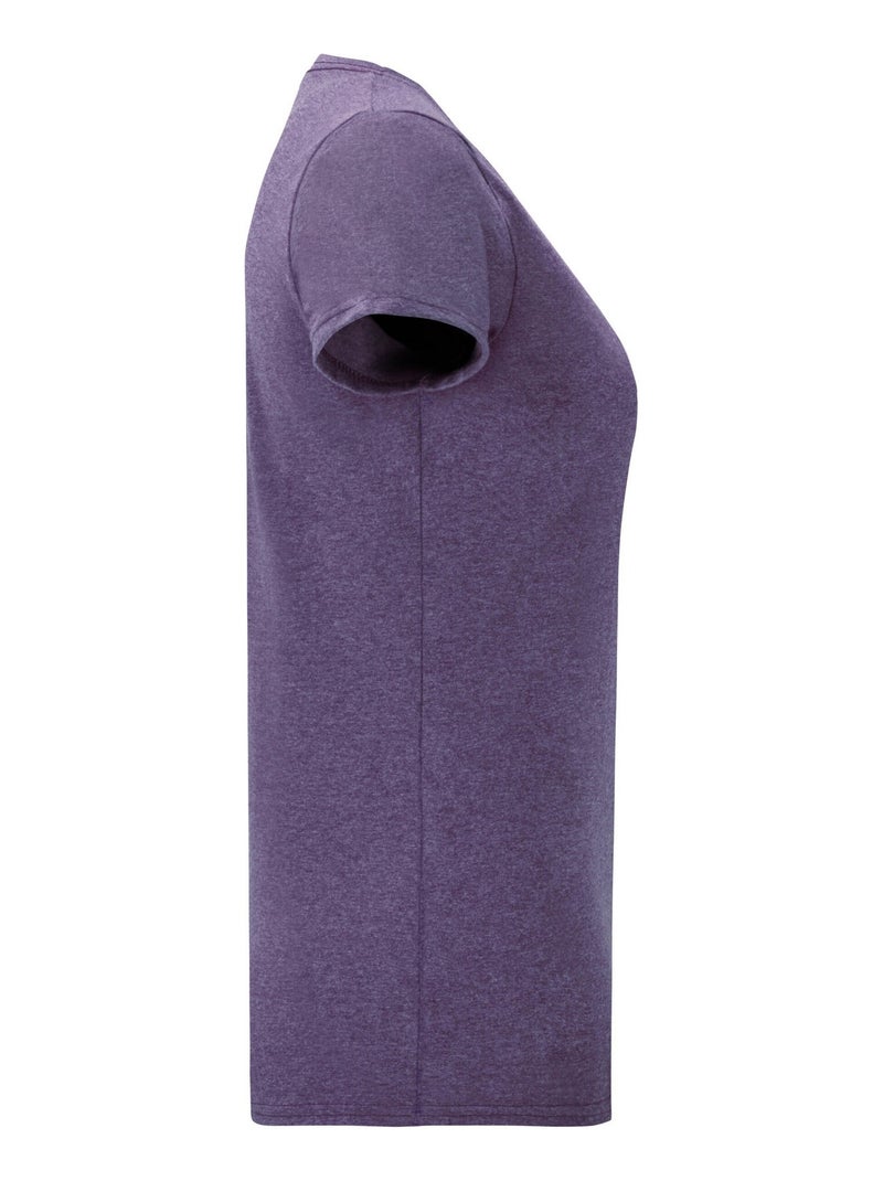 Fruit of the Loom - T-shirt ICONIC Violet foncé - Kiabi