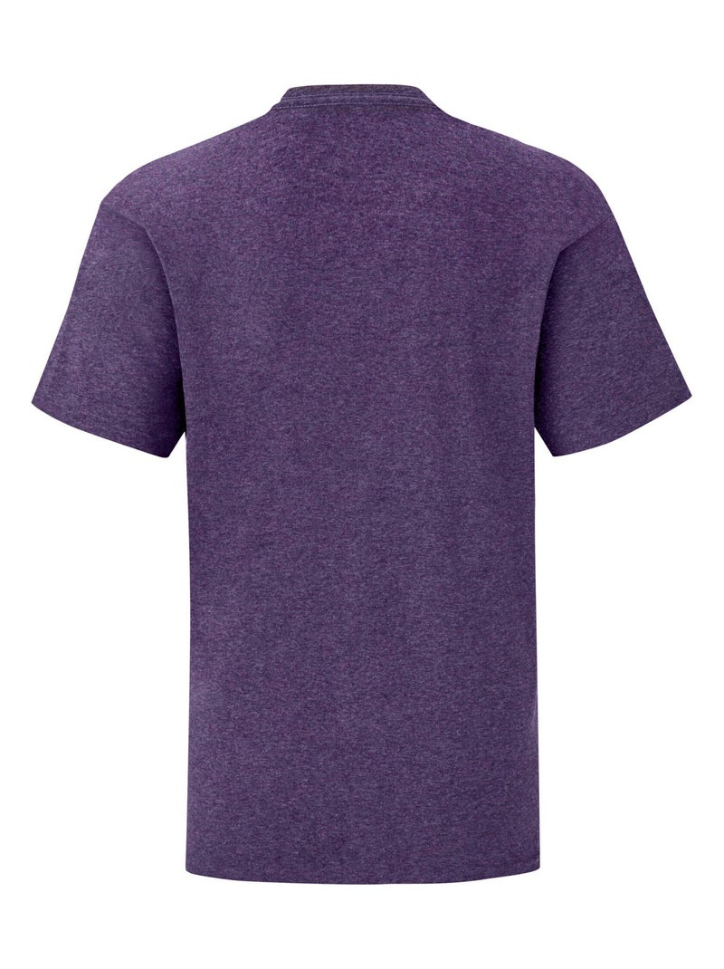 Fruit of the Loom - T-shirt ICONIC Violet foncé - Kiabi