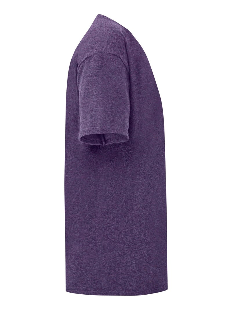 Fruit of the Loom - T-shirt ICONIC Violet foncé - Kiabi