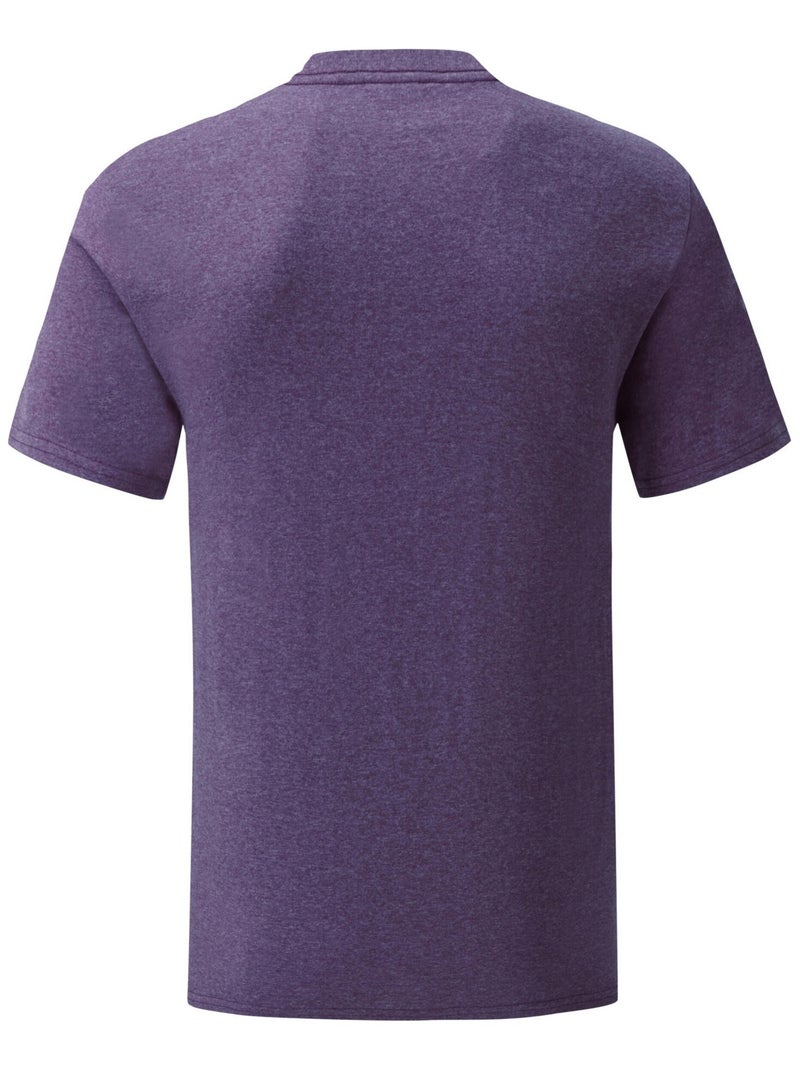 Fruit of the Loom - T-shirt ICONIC Violet foncé - Kiabi