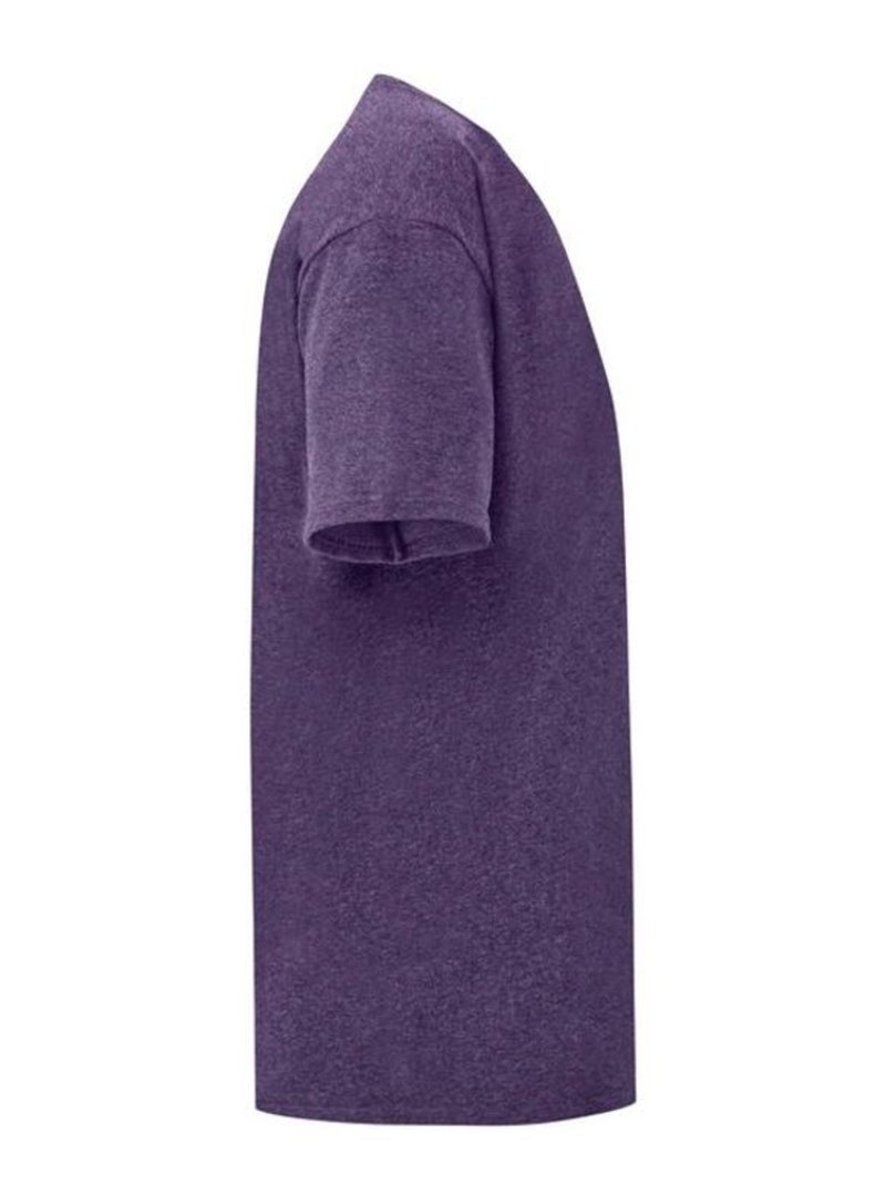 Fruit of the Loom - T-shirt ICONIC Violet foncé - Kiabi