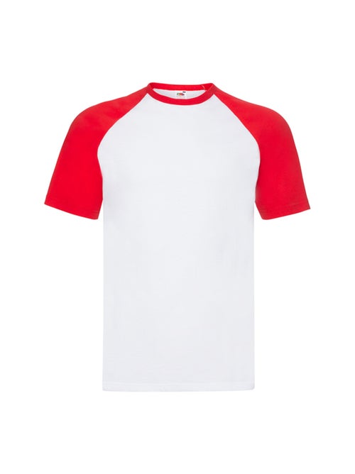 Fruit of the Loom - T-shirt manches courtes baseball - Kiabi