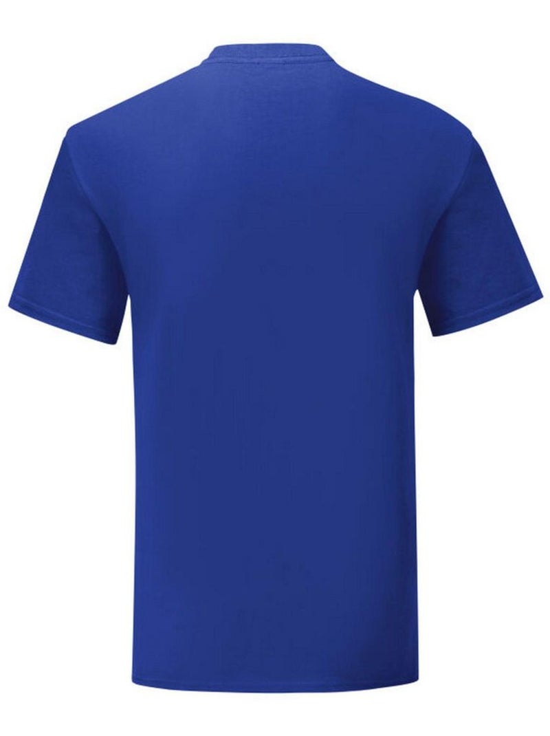 Fruit Of The Loom - T-shirt manches courtes ICONIC Bleu cobalt - Kiabi