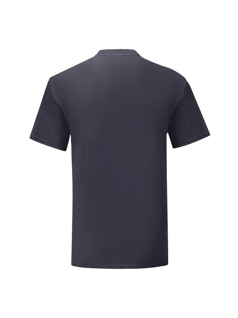 Fruit Of The Loom - T-shirt manches courtes ICONIC Bleu foncé - Kiabi