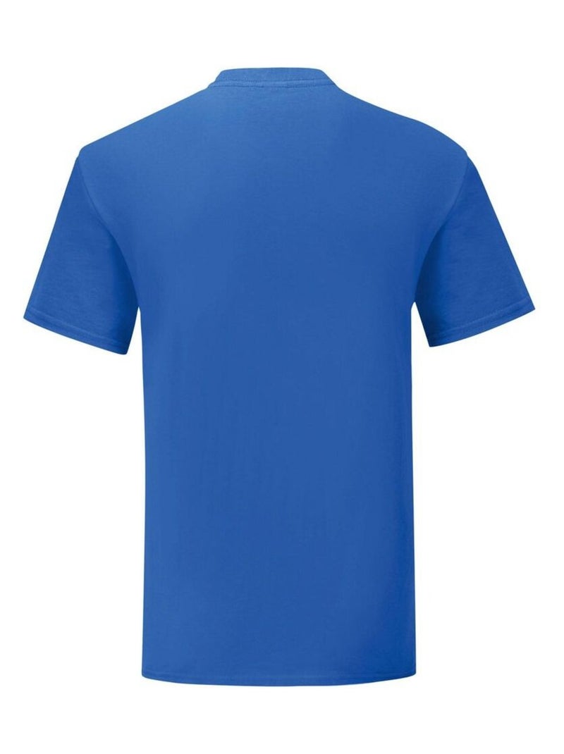 Fruit Of The Loom - T-shirt manches courtes ICONIC Bleu roi - Kiabi