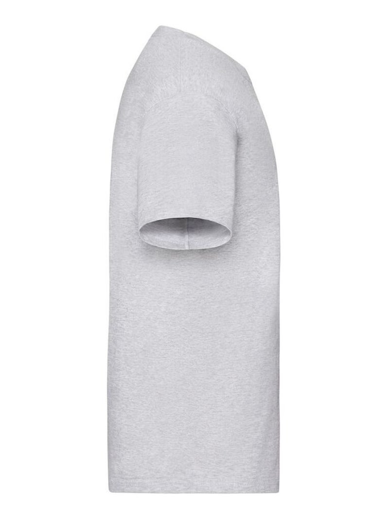 Fruit of the Loom - T-shirt motif/style Chiné Gris chiné - Kiabi