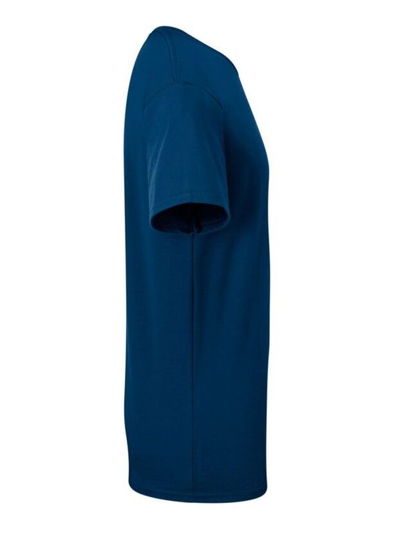 Fruit of the Loom - T-shirt motif/style uni Bleu - Kiabi