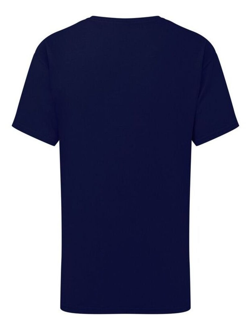 Fruit of the Loom - T-shirt motif/style uni Bleu nuit - Kiabi