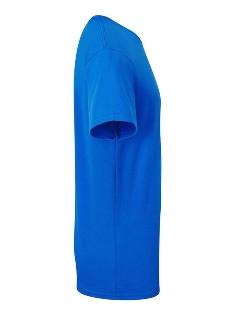 Fruit of the Loom - T-shirt motif/style uni Bleu roi - Kiabi