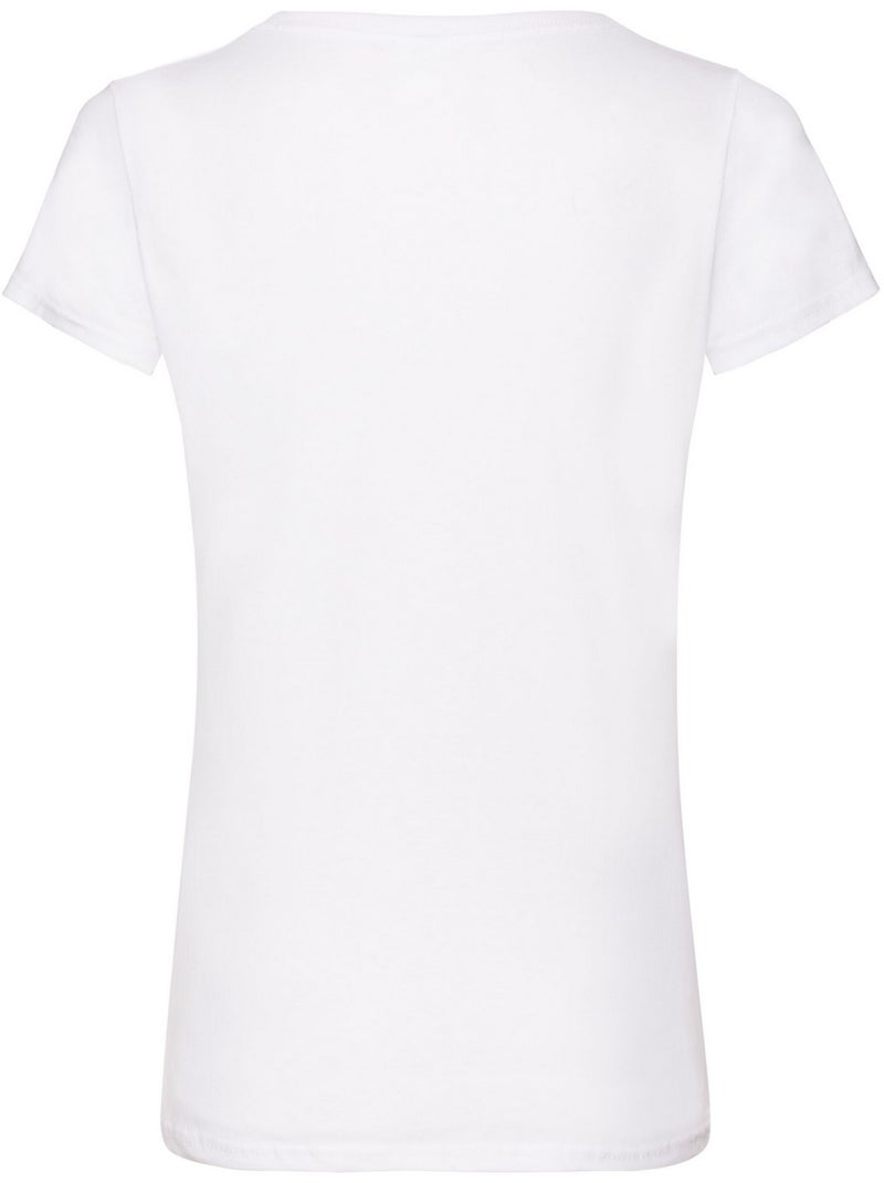 Fruit of the Loom - T-shirt motif/style uni VALUEWEIGHT Blanc - Kiabi