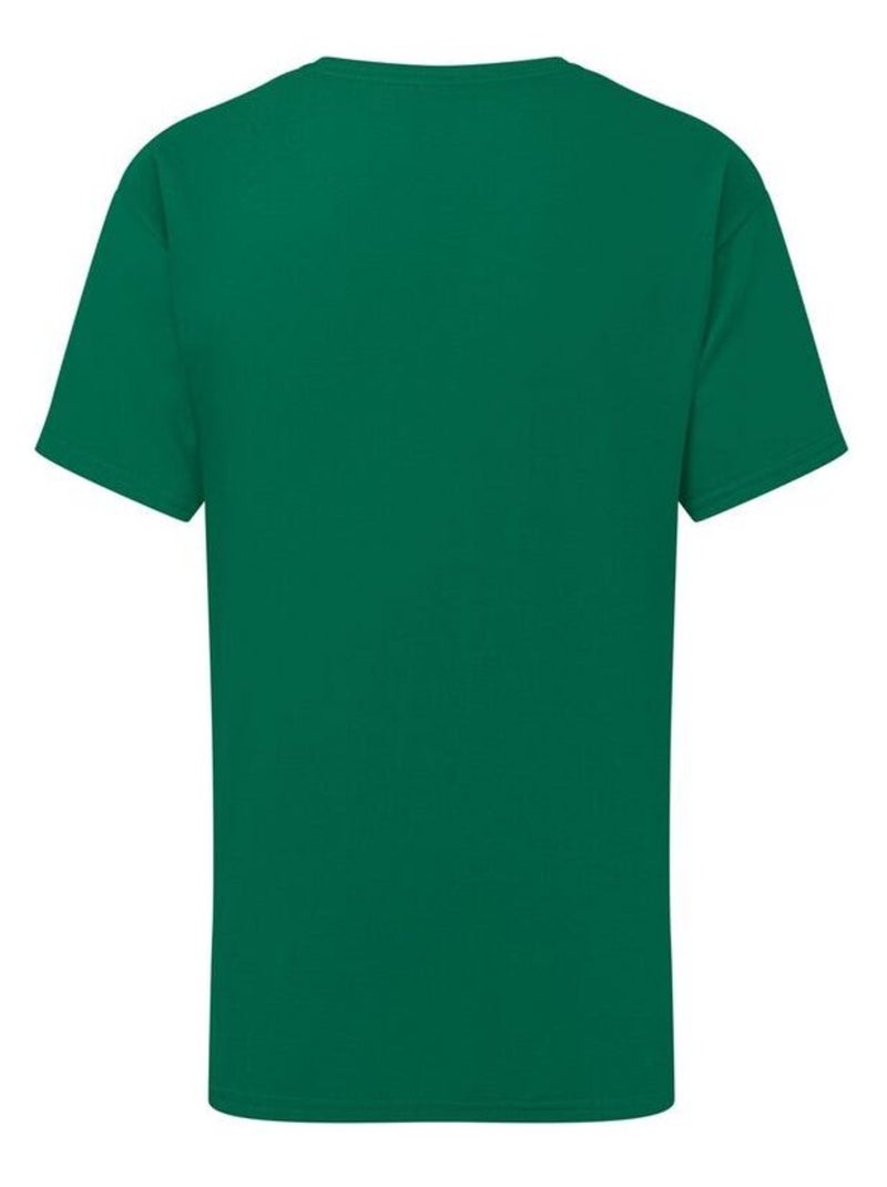 Fruit of the Loom - T-shirt motif/style uni Vert - Kiabi