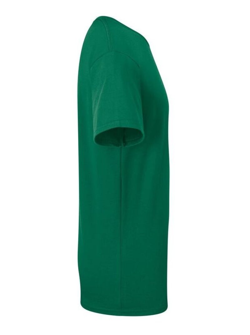 Fruit of the Loom - T-shirt motif/style uni Vert - Kiabi