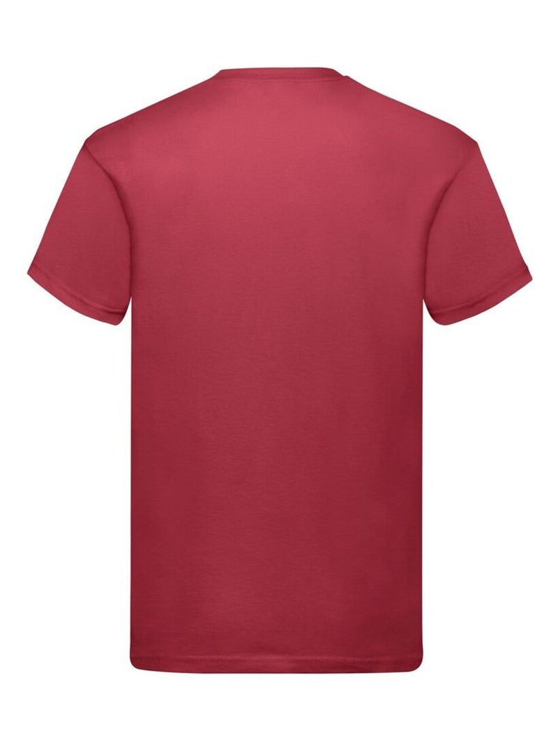 Fruit of the Loom - T-shirt ORIGINAL Rouge brique - Kiabi