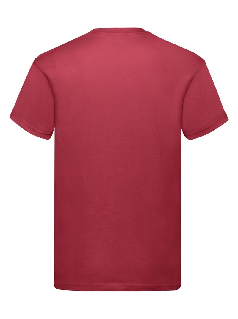 Fruit of the Loom - T-shirt ORIGINAL Rouge brique - Kiabi