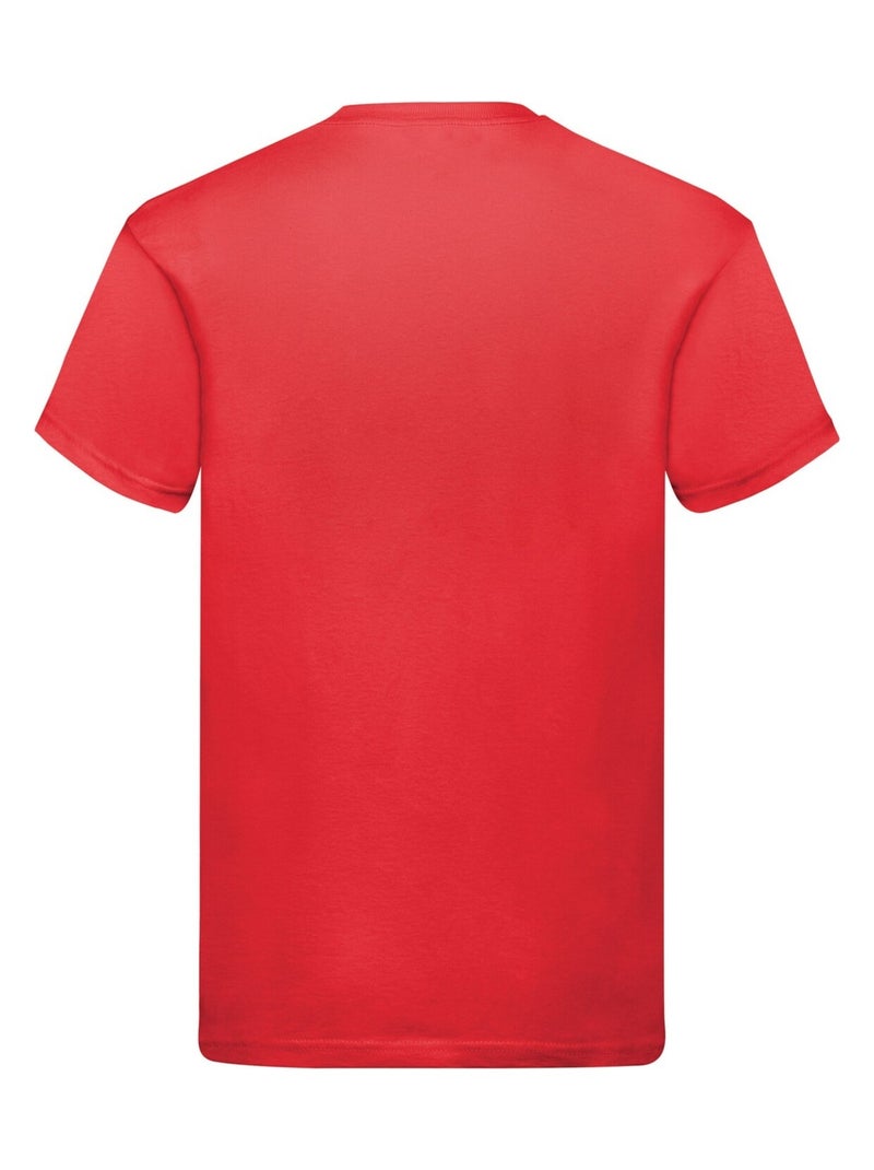 Fruit of the Loom - T-shirt ORIGINAL Rouge - Kiabi