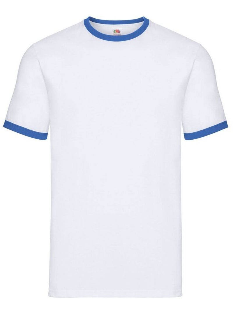 Fruit of the Loom - T-shirt RINGER Blanc - Kiabi