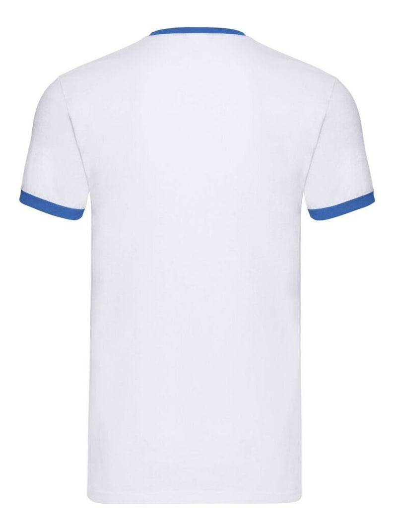 Fruit of the Loom - T-shirt RINGER Blanc - Kiabi