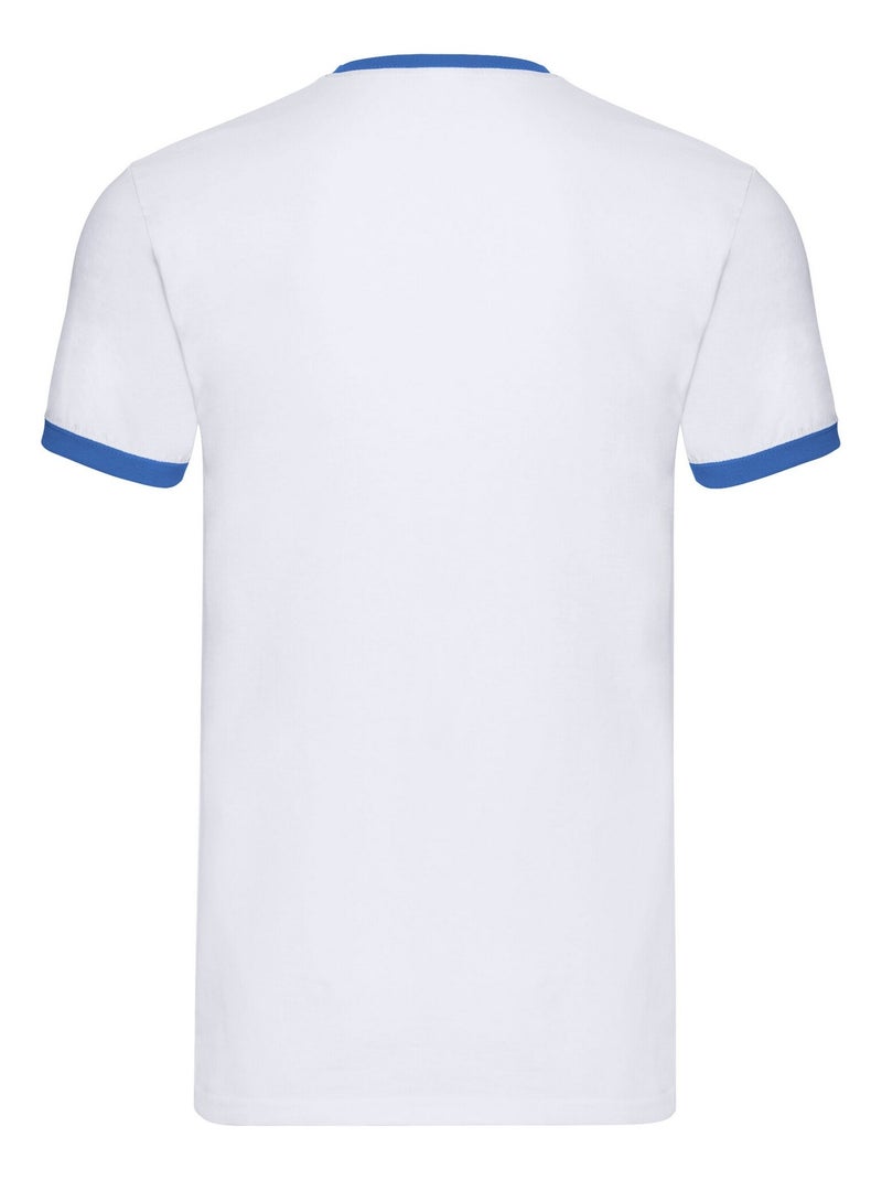 Fruit of the Loom - T-shirt RINGER Blanc - Kiabi