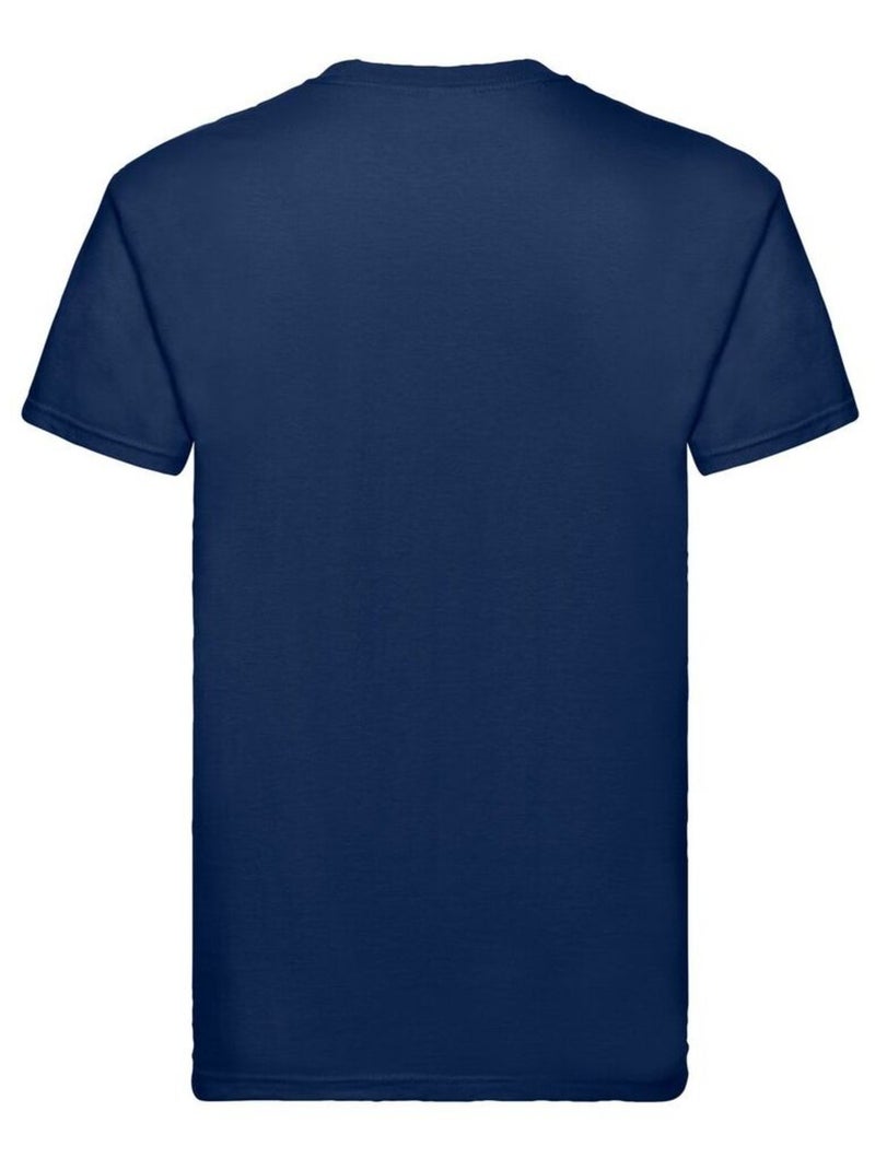 Fruit of the Loom - T-shirt SUPER PREMIUM Bleu marine - Kiabi